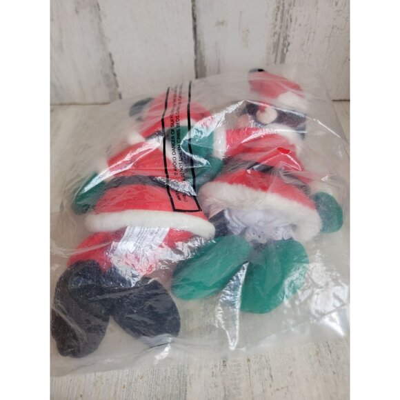 Santa Claus Mickey Minnie Mouse plush set xmas - Picture 6 of 7